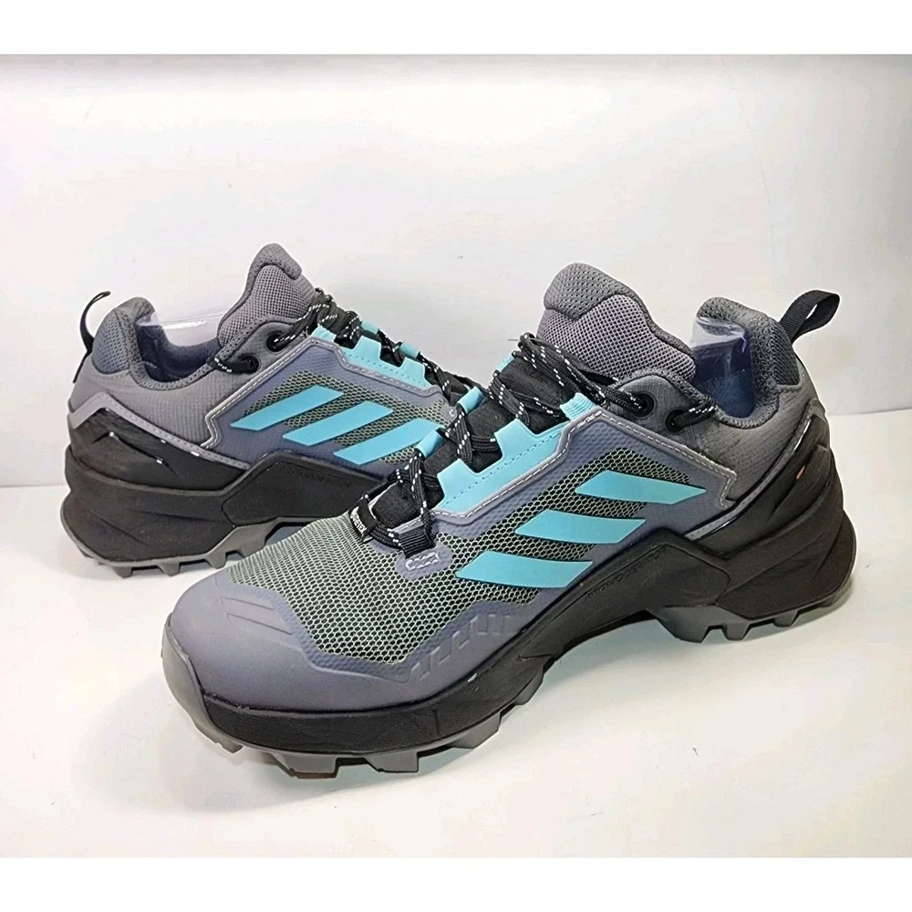 Womens Adidas Terrex Swift R3 Gore-Tex Shoes Womens 8.5 Gray Hiking Sneakers